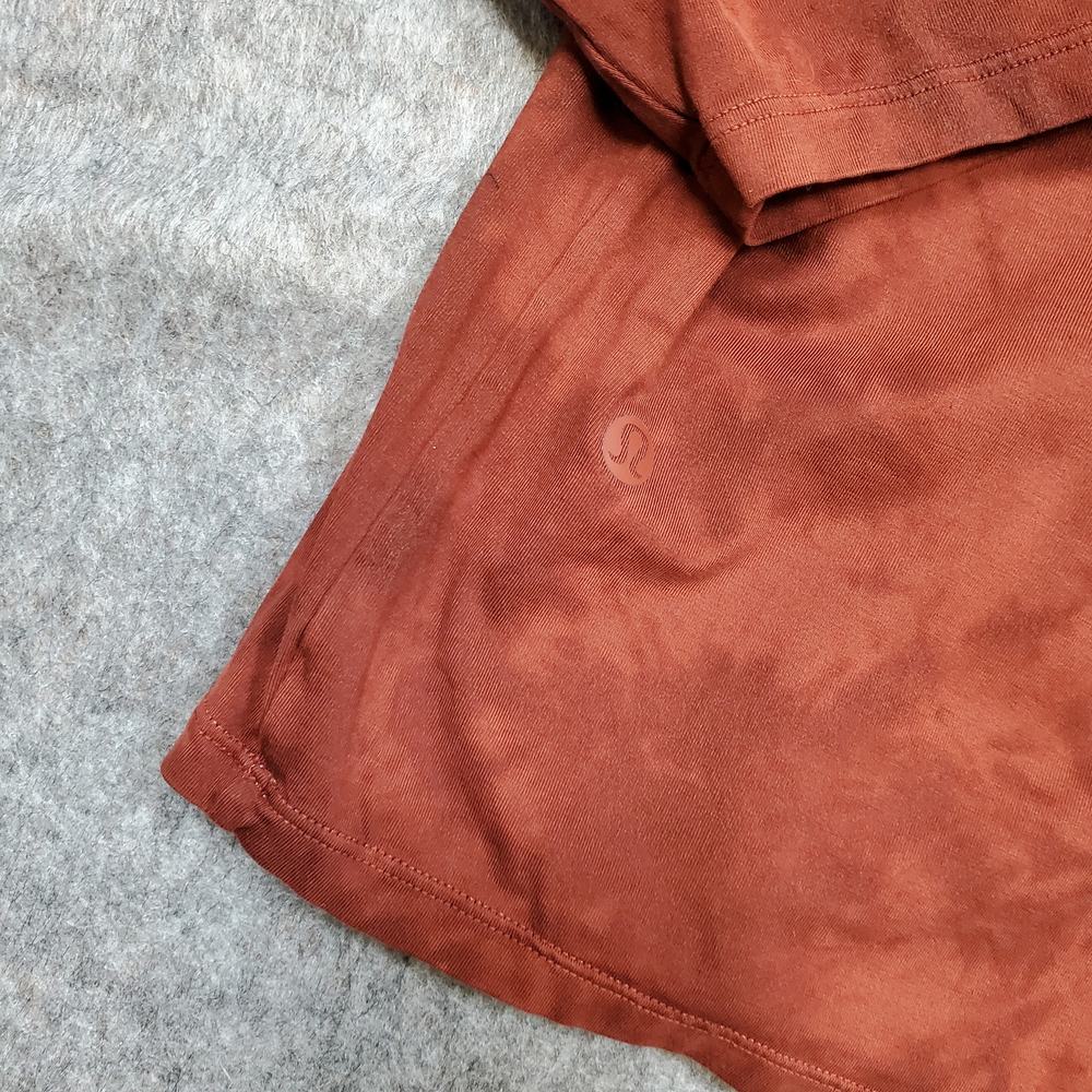 Lululemon Shirt Mens S/M? Fundamental Long Sleeve Shirt Tide Shibori Date Brown - Picture 5 of 7